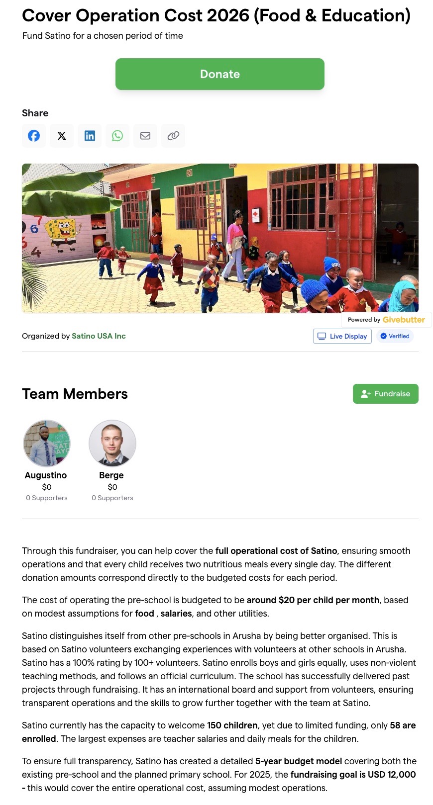 Primary School Campaign